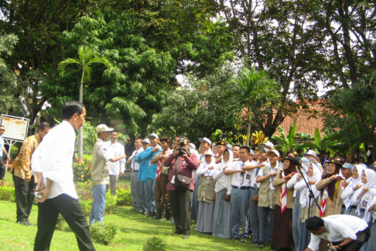 Presiden Ingatkan siswa terkait penggunaan media sosial