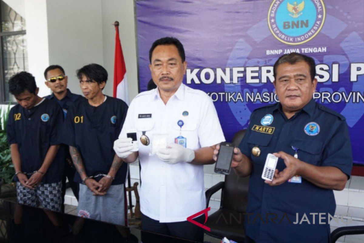 BNN Jateng ringkus mantan napi dan napi pengendali narkoba