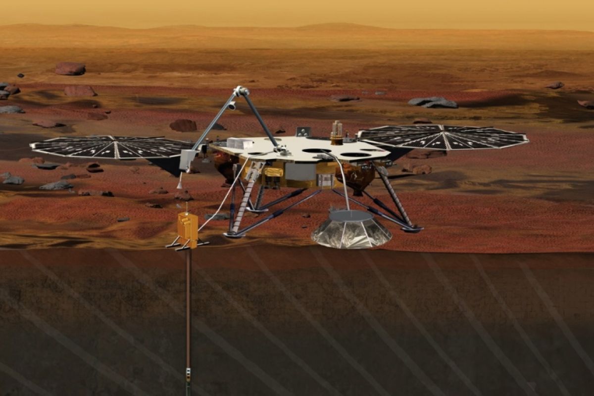 Lander terbaru NASA akan pelajari gempa di Mars