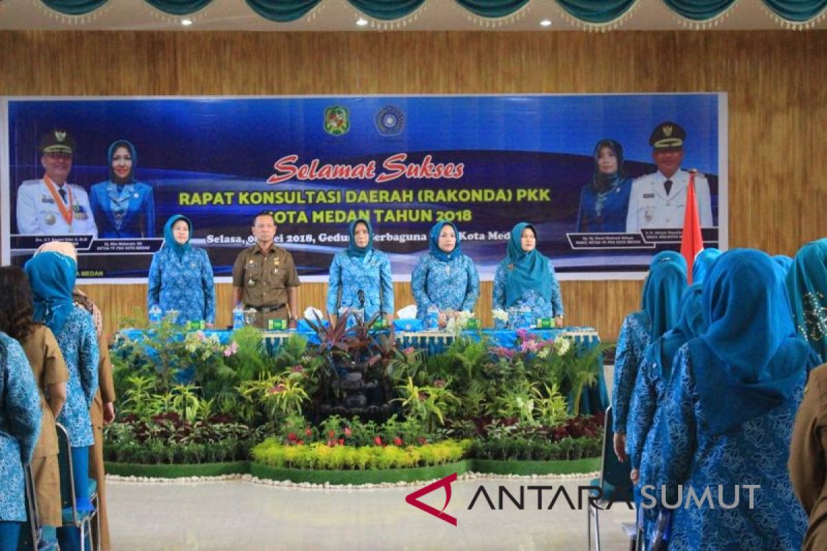 PKK Kota Medan gelar rapat konsultasi