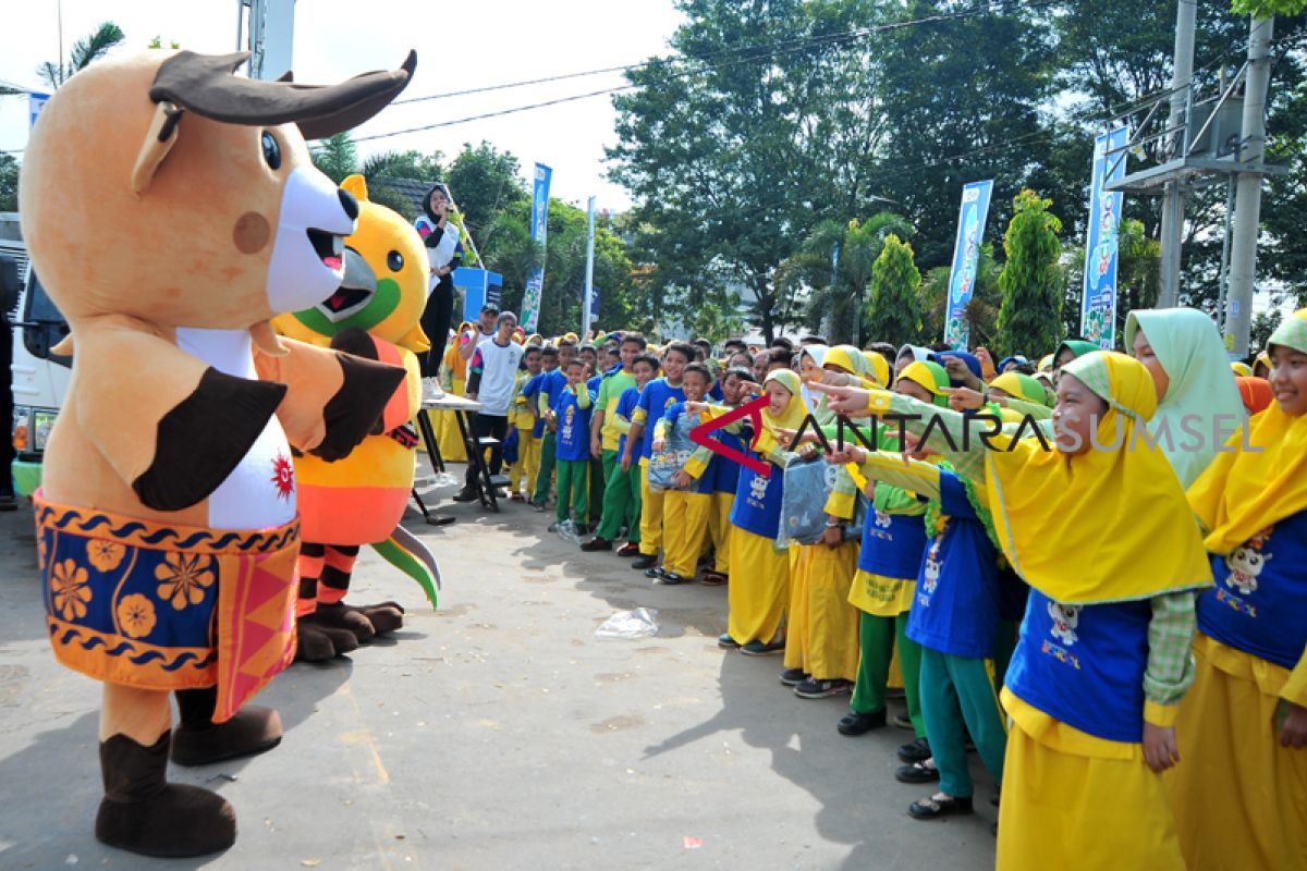 Indonesia sambut Asian Games dengan rekor poco-poco