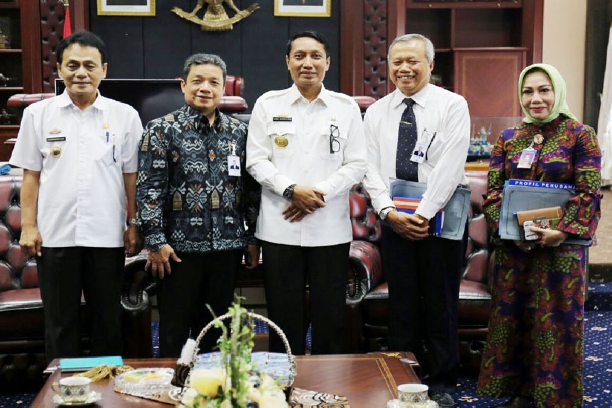 Audiensi Pjs. Gubernur Dengan Dirut Bank Lampung