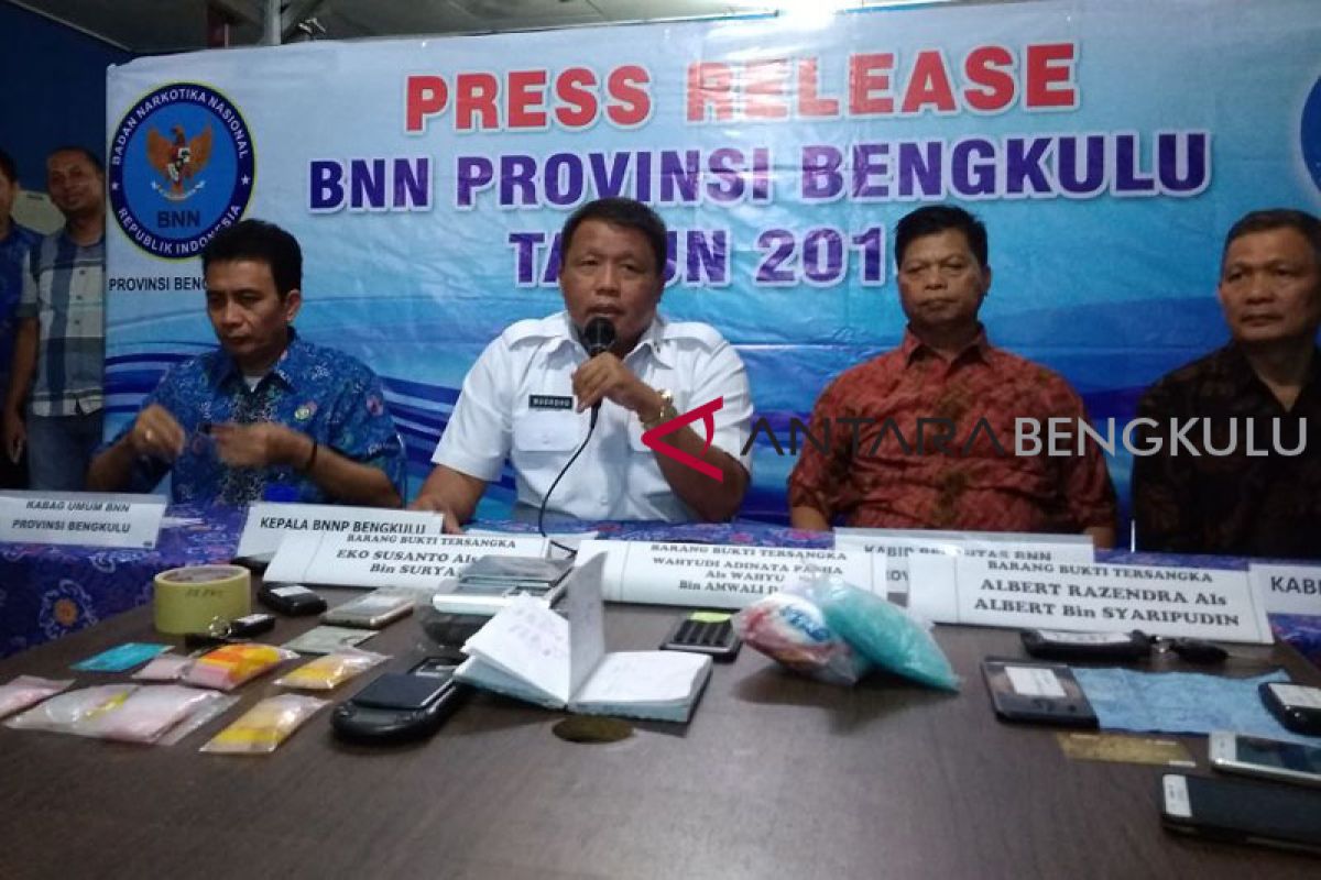 BNN Bengkulu gagalkan penyelundupan 300 gram sabu-sabu