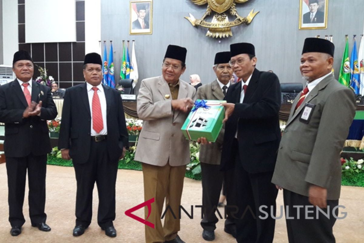 Untuk kelima kalinya LKPD Sulteng 2017 raih opini WTP