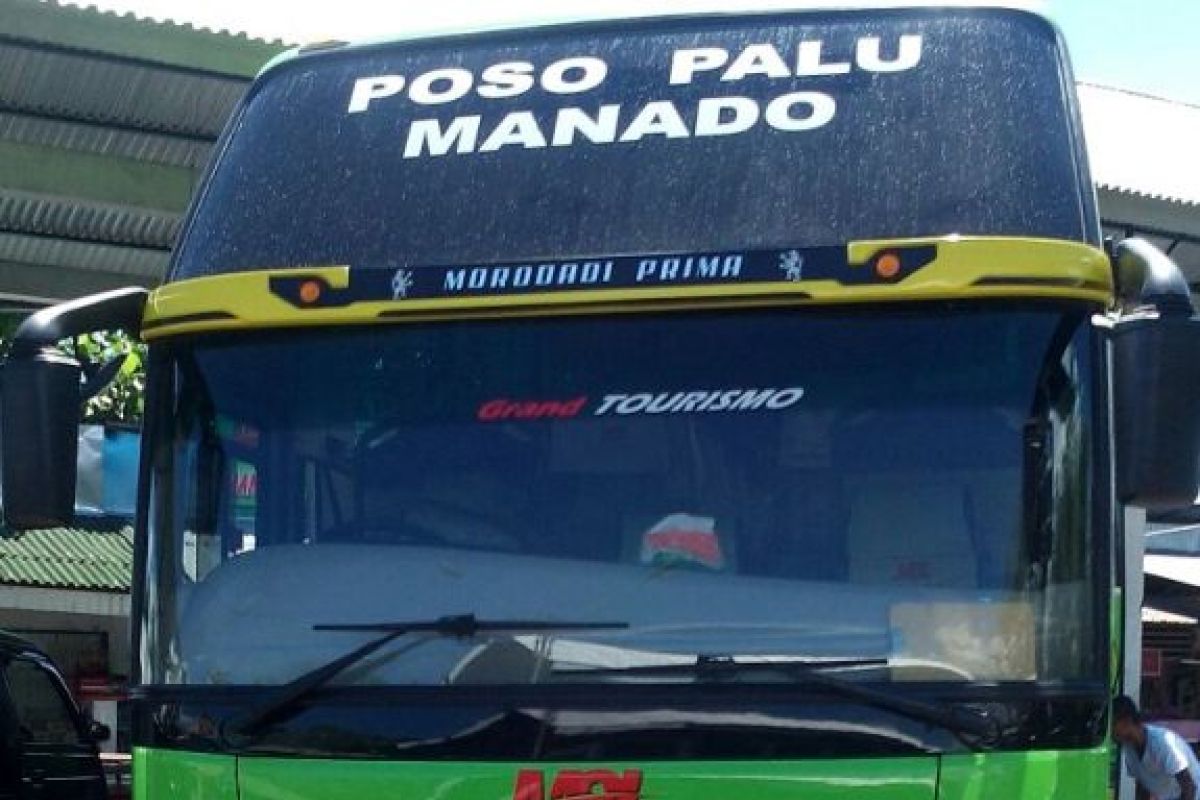 Sejumlah penumpang bus MSL di Poso kecurian barang berharga  di dalam bus
