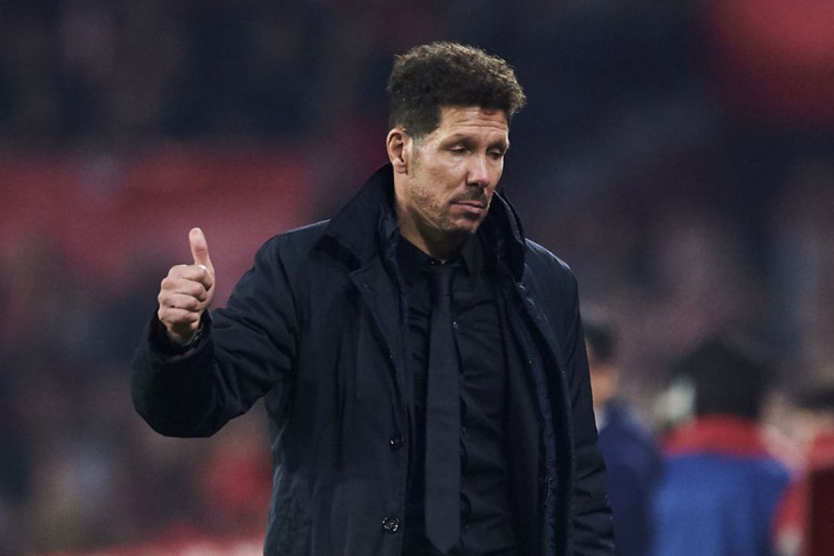 Diego Simeone akui konsentrasinya terpecah ke persiapan lawan Juve