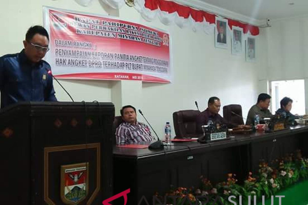 DPRD minta Gubernur tegur Plt Bupati Minahasa Tenggara