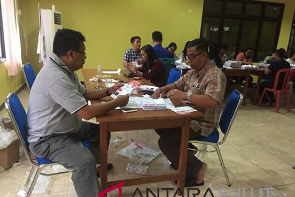 KPU Minahasa Tenggara temukan surat suara rusak