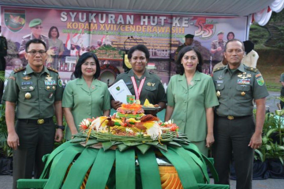 Peringatan Hut Kodam Xvii Cenderawasih Berlangsung Sederhana Antara