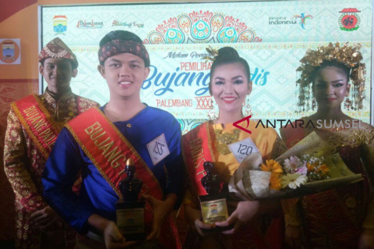 Andre dan Audra juara Bujang Gadis Palembang 2018