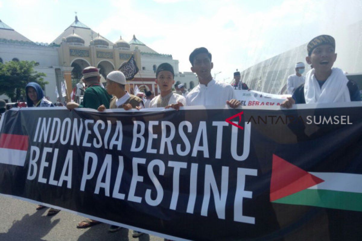 Warga Palembang gelar aksi selamatkan Baitul Maqdis