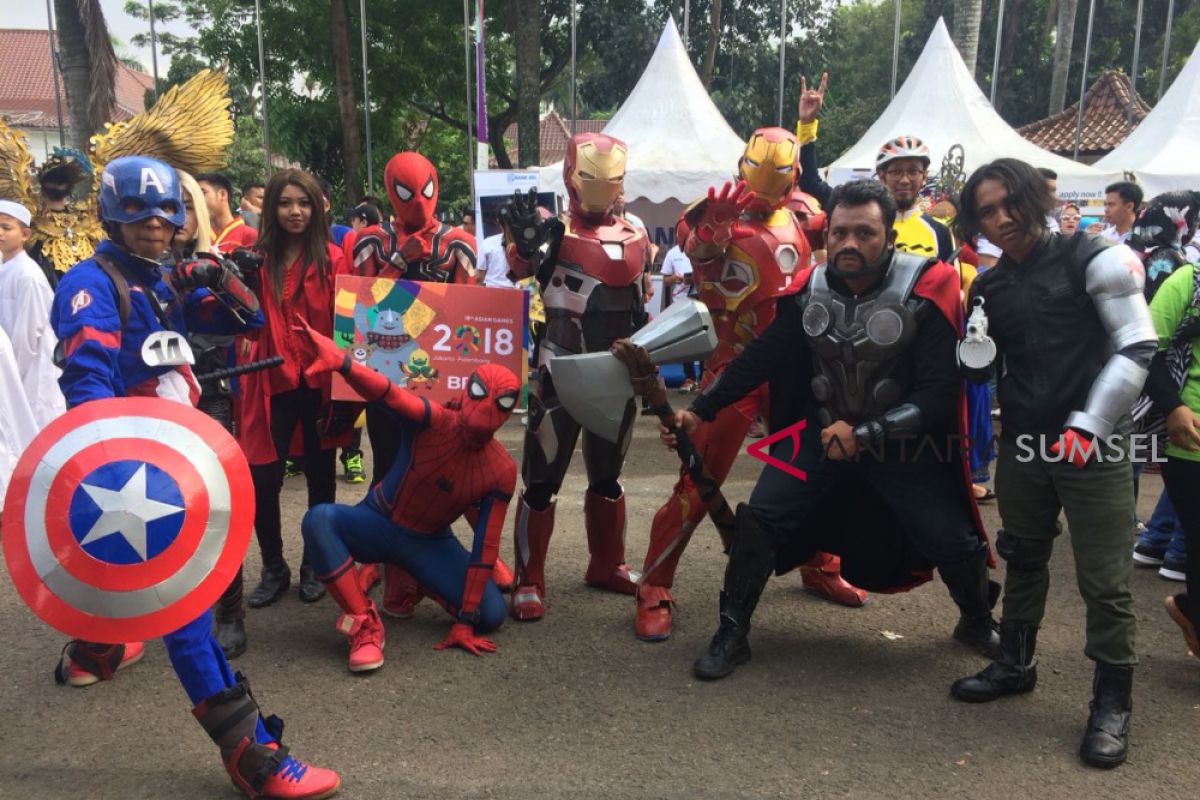 Parade 100 Hari Menuju Asian Games 2018