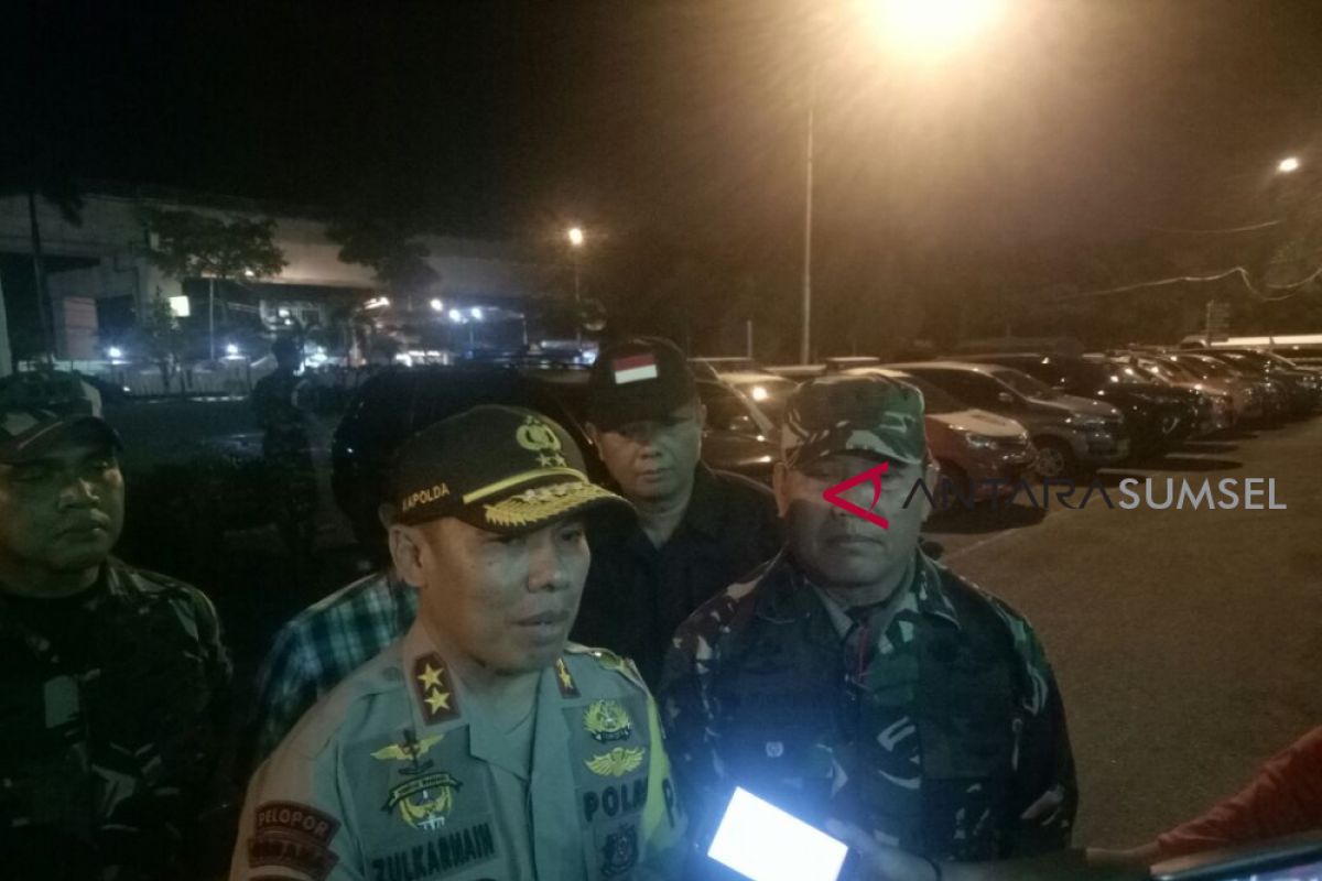 Polda Sumsel dan Kodam II Sriwijaya gelar patroli gabungan