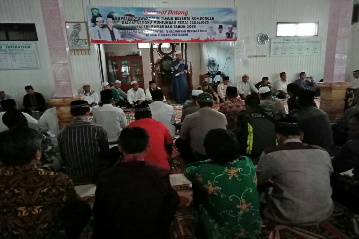 Safari Ramadhan, Bupati Supian Hadi memulai dari kawasan pelosok