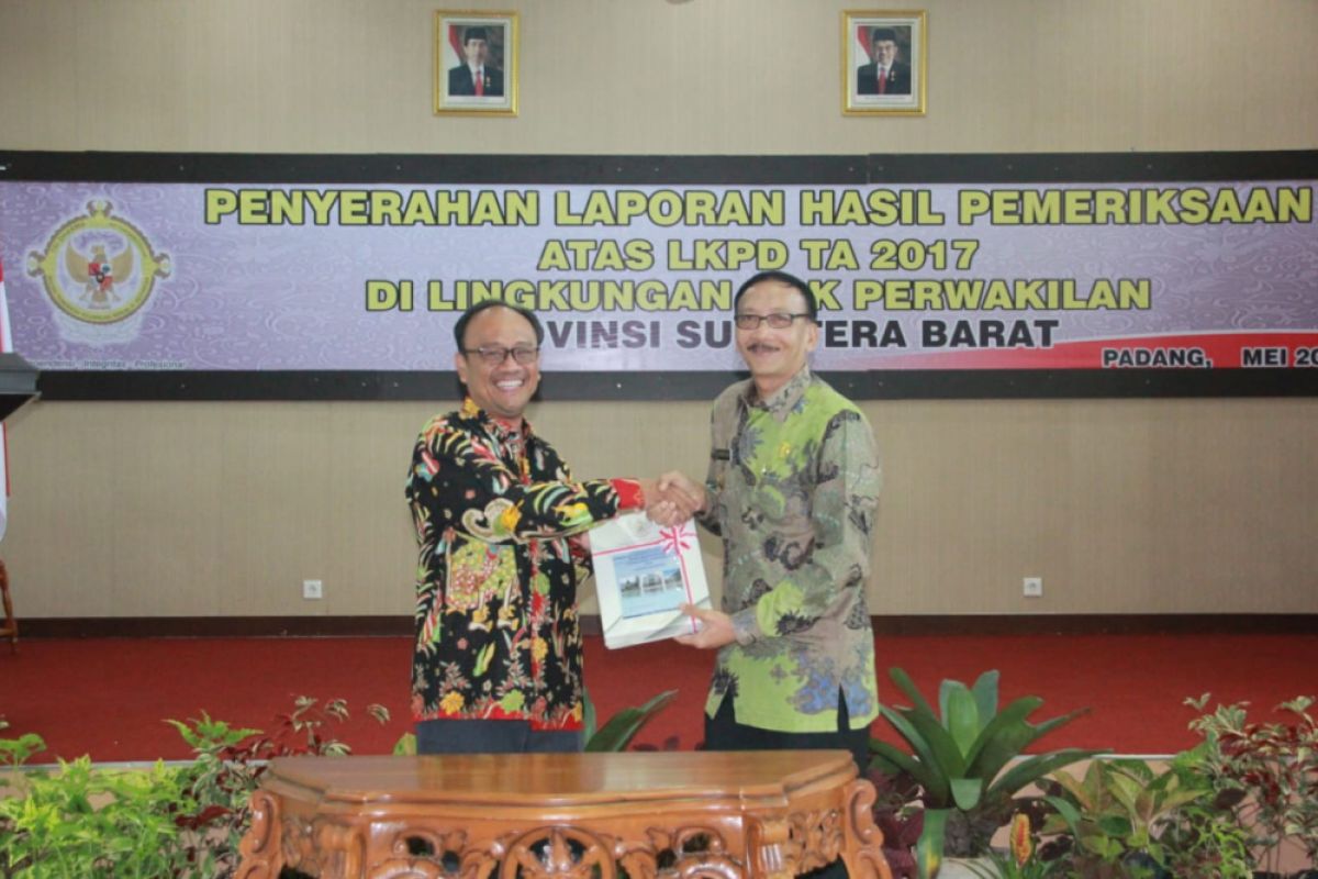 Pesisir Selatan raih opini WTP lima kali berturut-turut sejak 2013