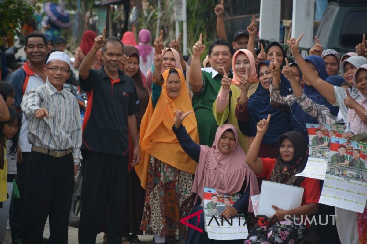 Warga Perumnas Pijorkoling ikrar menangkan Paslon 'BERES'