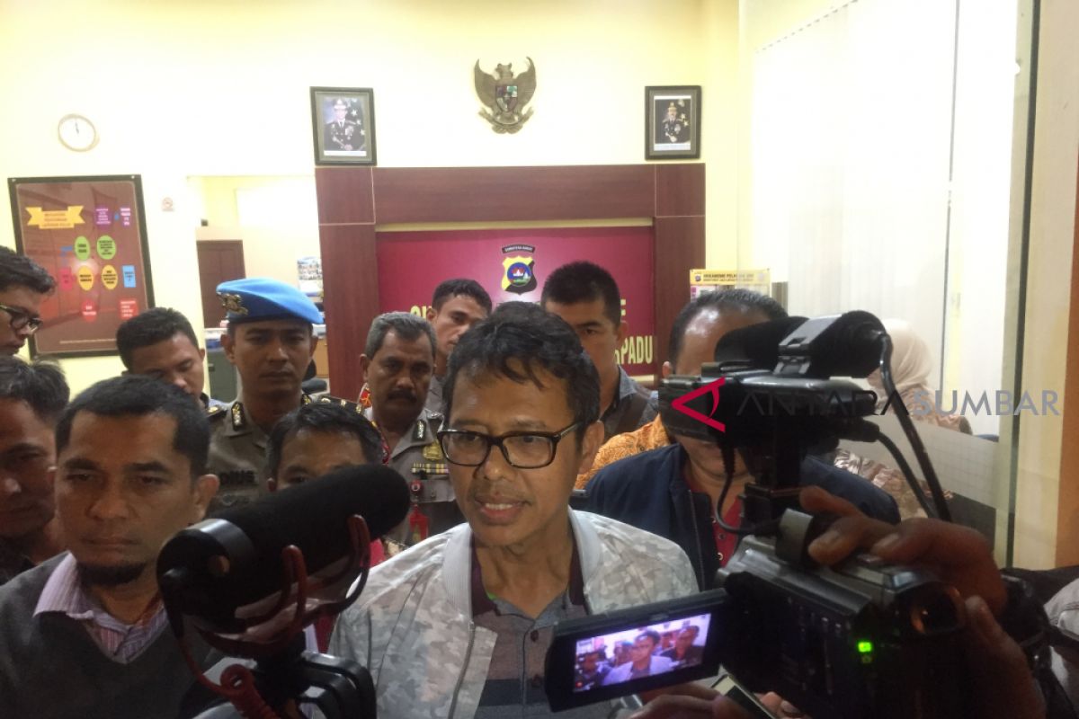 Gubernur Sumbar laporkan tiga nama ke Polda (video)