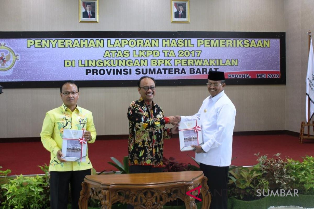 LKPD 2017 Kabupaten Solok raih opini WTP dari BPK RI