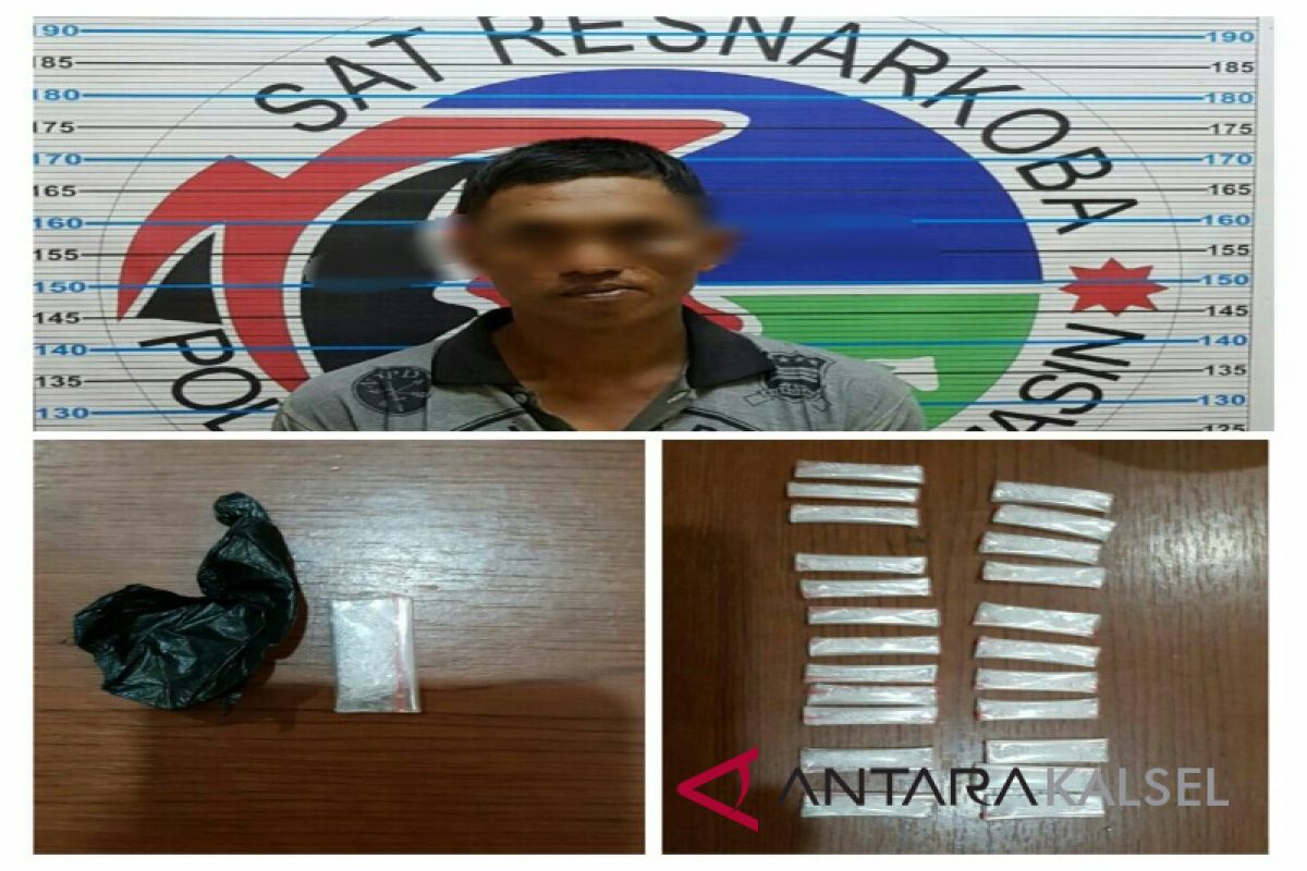 Tersangka Simpan 23 Paket Narkotika Siap Edar