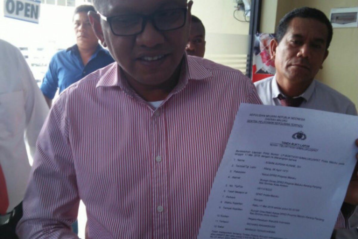Wakil Ketua DPRD Maluku dilaporkan ke SPKT