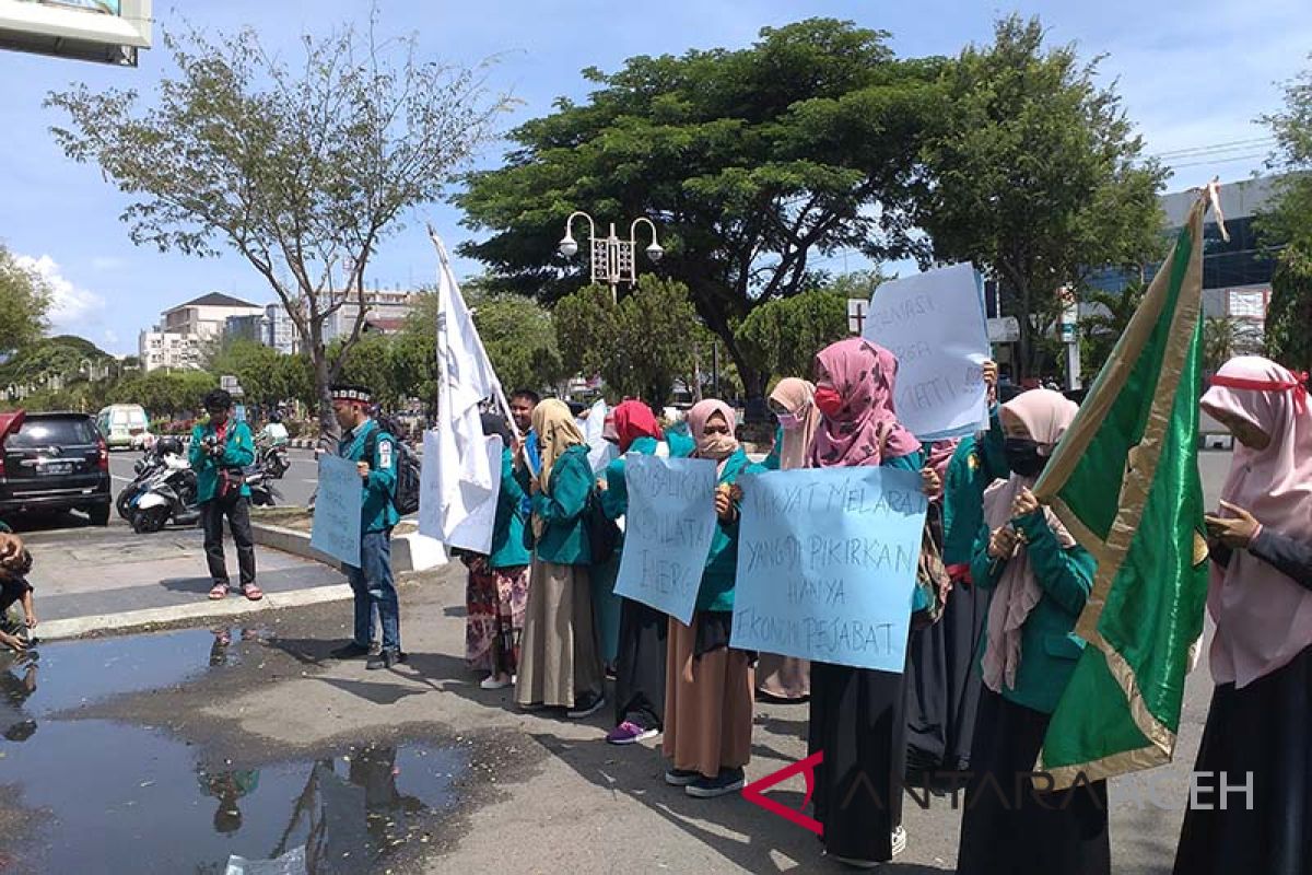 Mahasiswa Aceh tuntut pemerintah atasi pengangguran