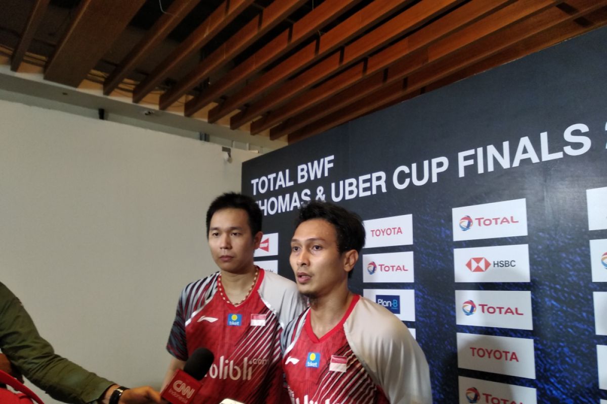 Hendra/Ahsan dimainkan untuk hadapi China