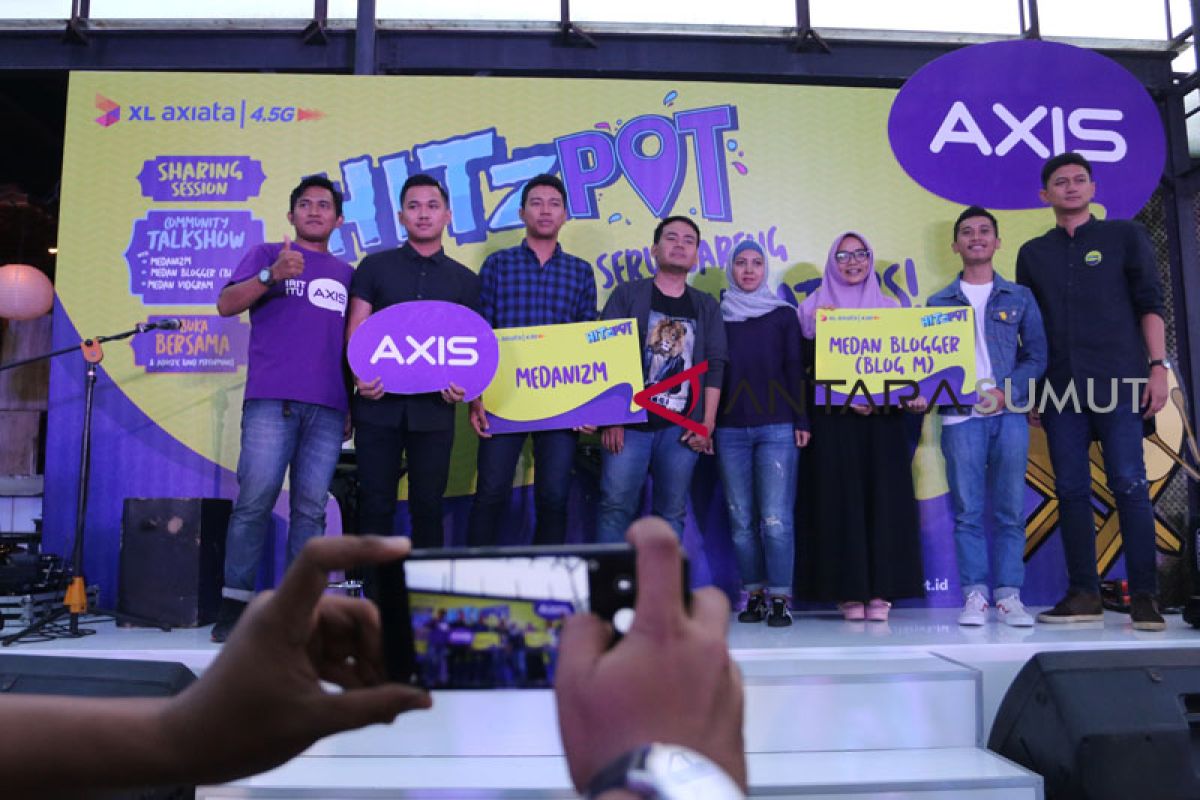 Axis Gelar Hitzspot ke 4 di Kota Medan