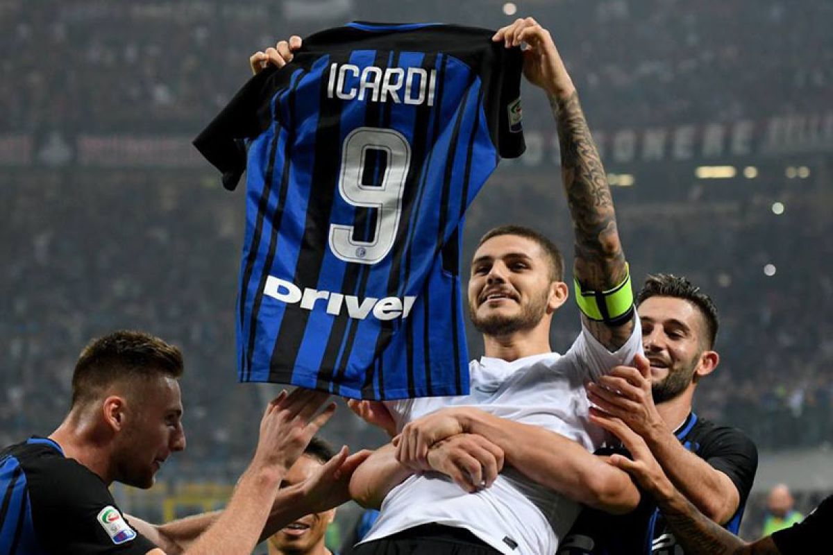 Dua gol Icardi amankan kemenangan Inter atas Lazio