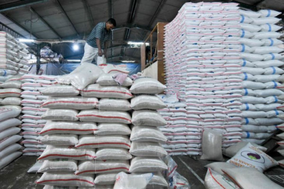 Persediaan beras di Bangka Selatan 79,15 ton