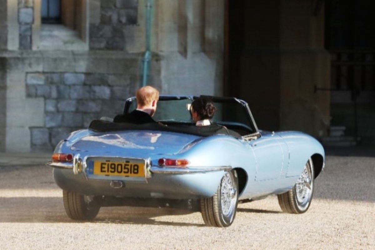 Jaguar Classic E-Type, mobil listrik Pangeran Harry pada Royal Wedding