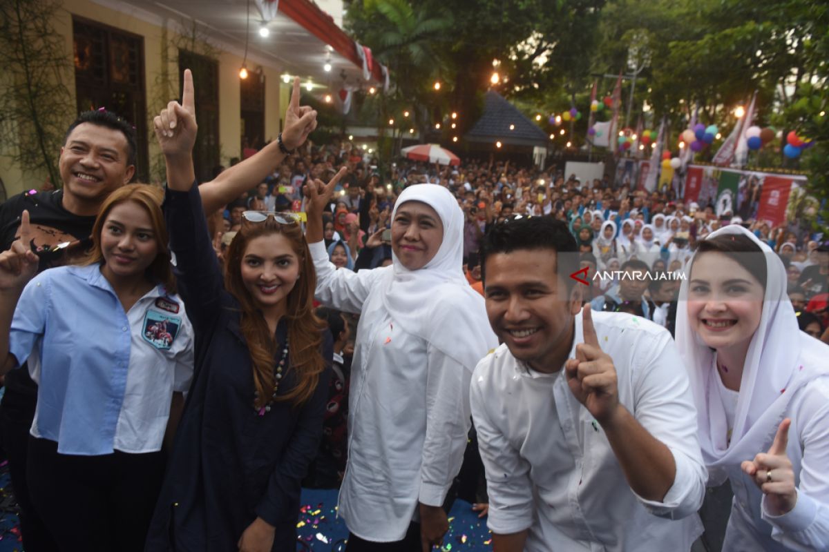 Anang Ciptakan Lagu Dangdut untuk Khofifah-Emil (Video)