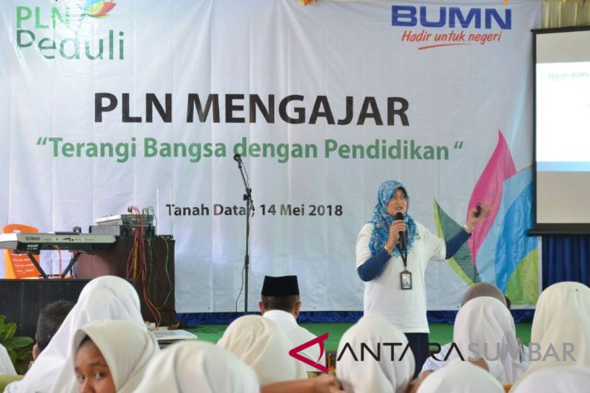 PLN mengajar, wujud kepedulian terhadap dunia pendidikan