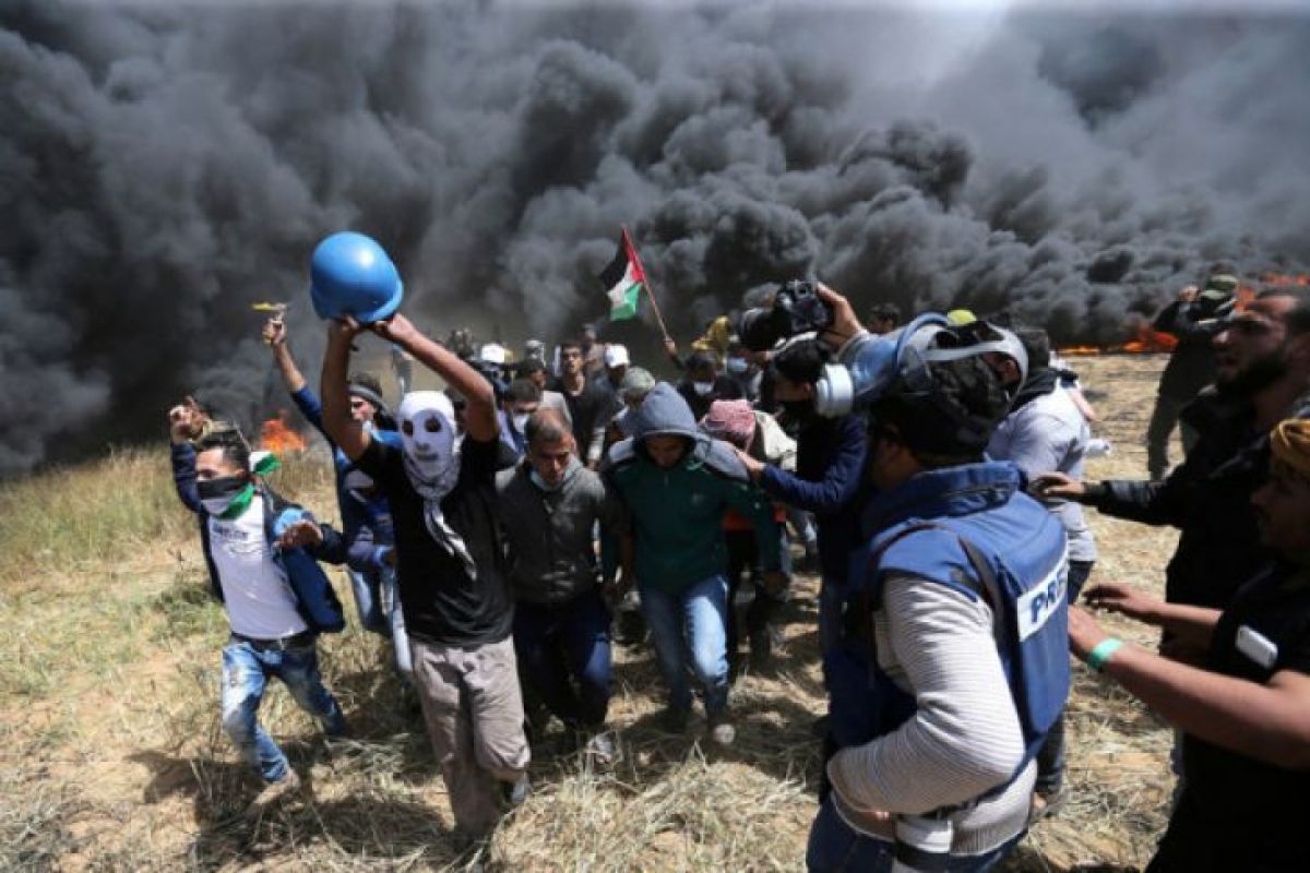 95 orang Palestina cedera dalam bentrokan dengan tentara Israel