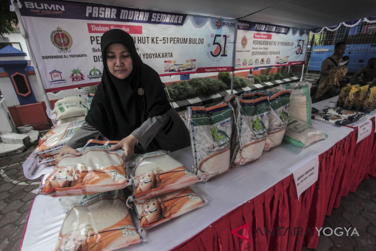 Bantul gelar pasar murah stabilkan harga sembako