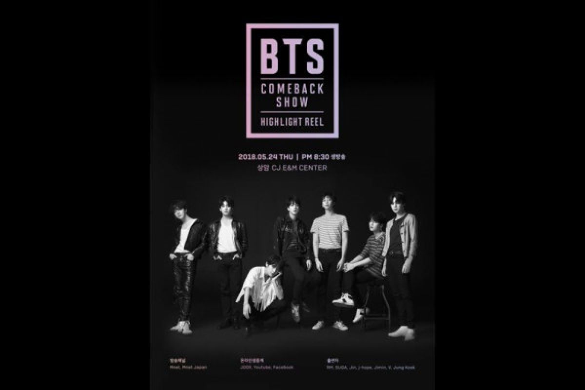 Live streaming BTS Comeback Show di sini