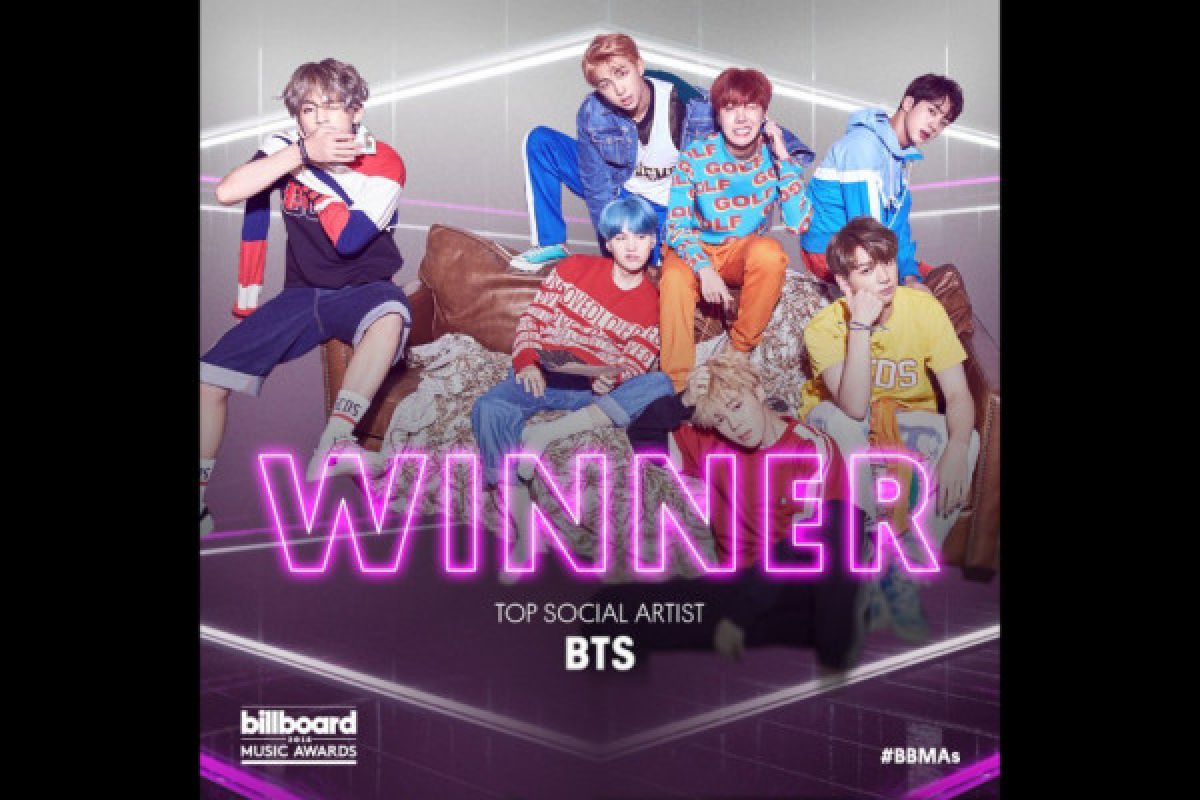 BTS kembali sabet penghargaan di Billboard Music Awards, singkirkan Justin Bieber