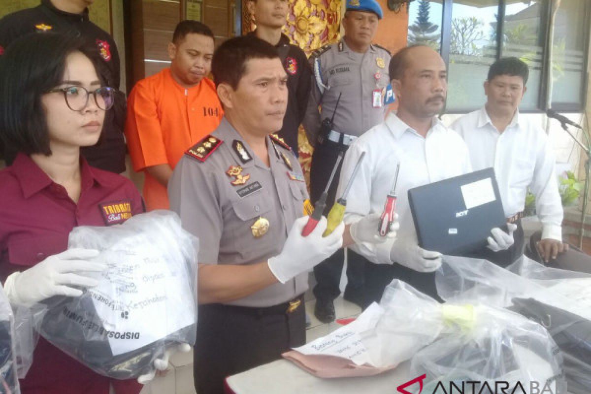 Polresta Denpasar tangkap residivis pembobol uang toko