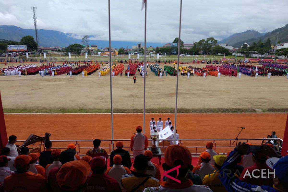 Popda XV Aceh di Aceh Tengah resmi dibuka