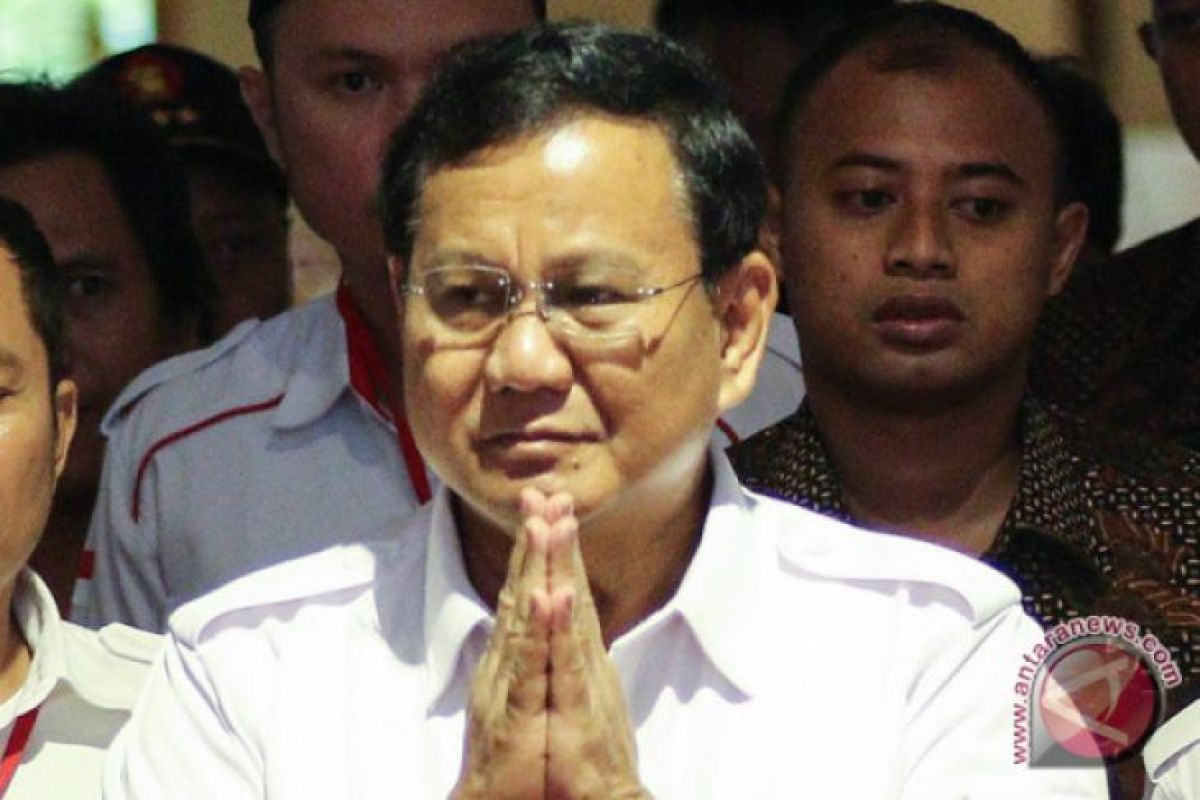 Prabowo: TNI Harus Dilibatkan Berantas Terorisme