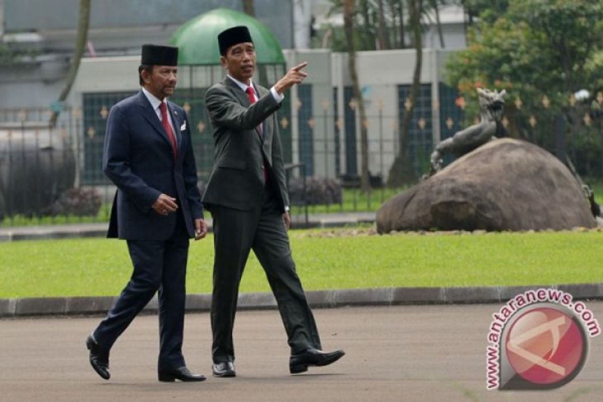 Presiden Jokowi-Sultan Brunei bahas perdagangan, investasi dan TKI