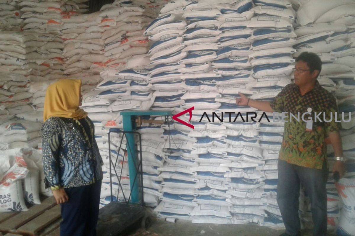 Stok Bulog Rejang Lebong mencapai 1.600 ton