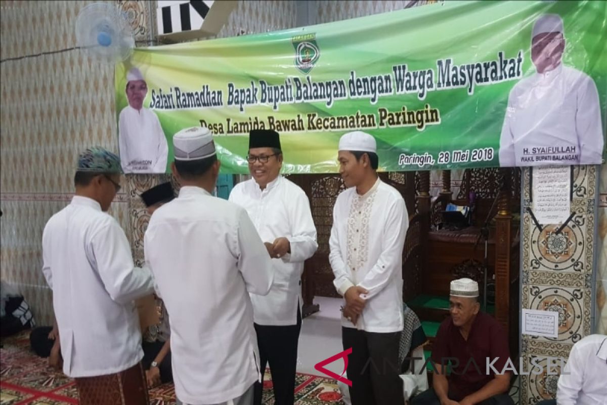 Ketua DPRD Balangan dampingi Bupati Safari Ramadhan