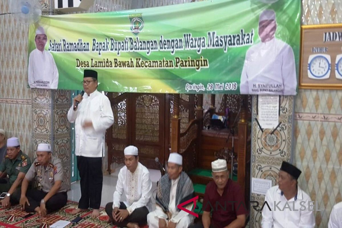 Video - Bupati Balangan Safari Ramadhan di Desa Lamida Bawah