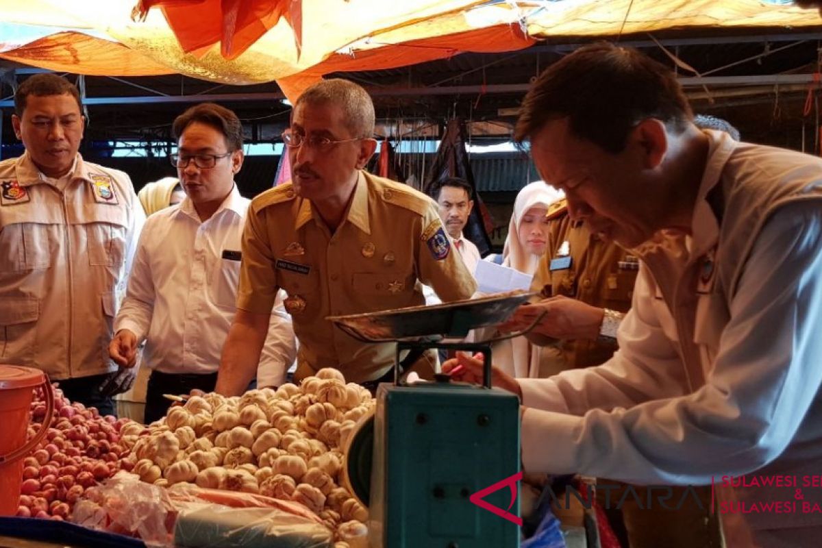 Satgas pangan sidak ke pasar tradisional