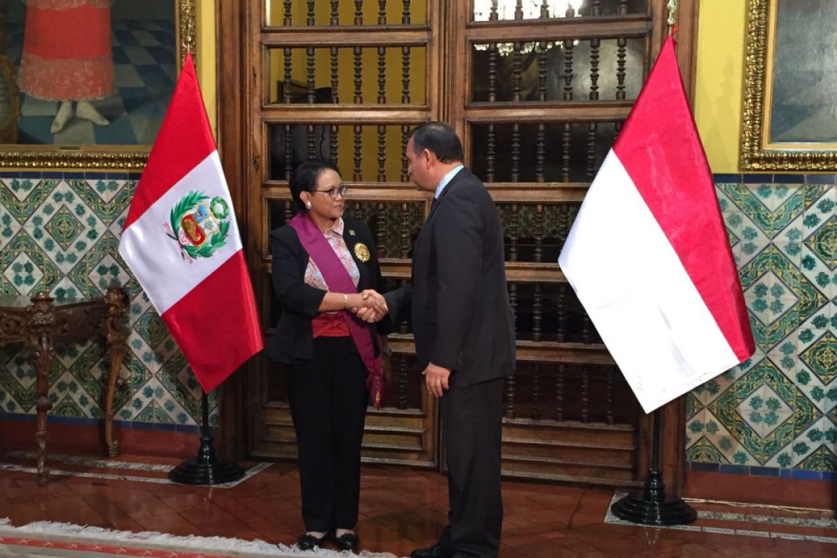 Retno Marsudi terima penghargaan dari Pemerintah Peru