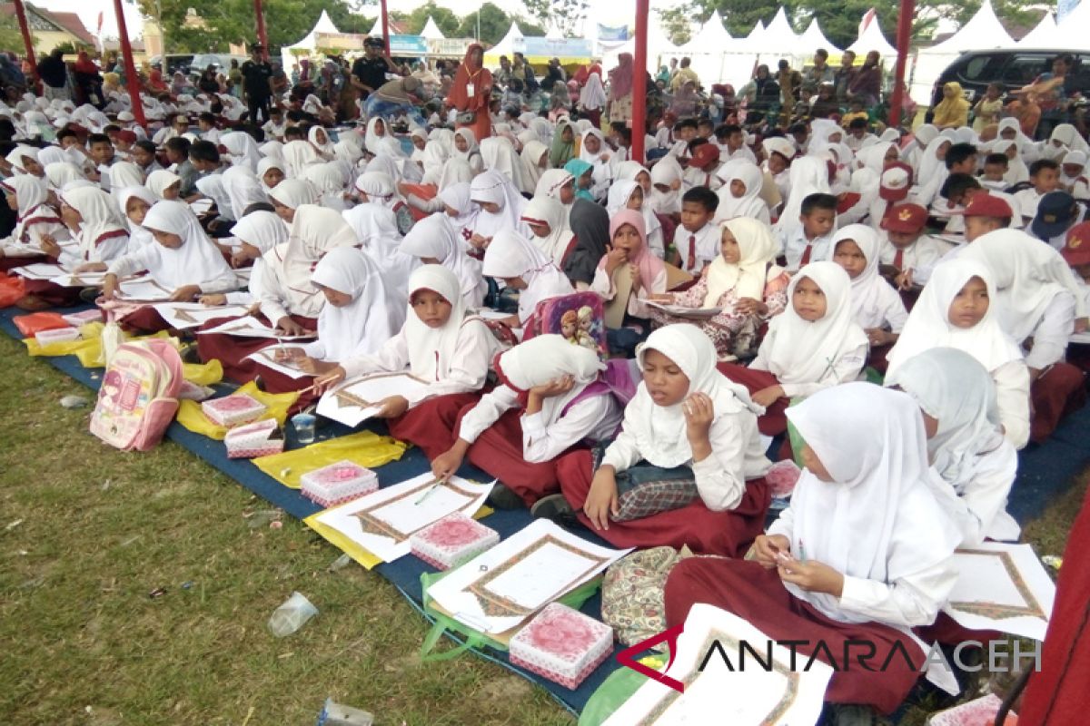 603 anak Aceh Singkil ikut lomba menulis Alquran