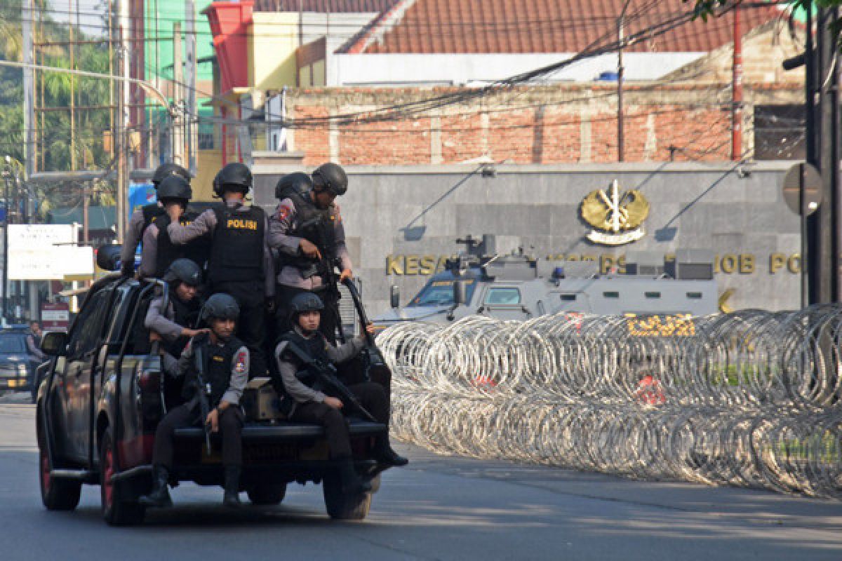 Insiden Mako Brimob, Napi teroris sandera empat polisi