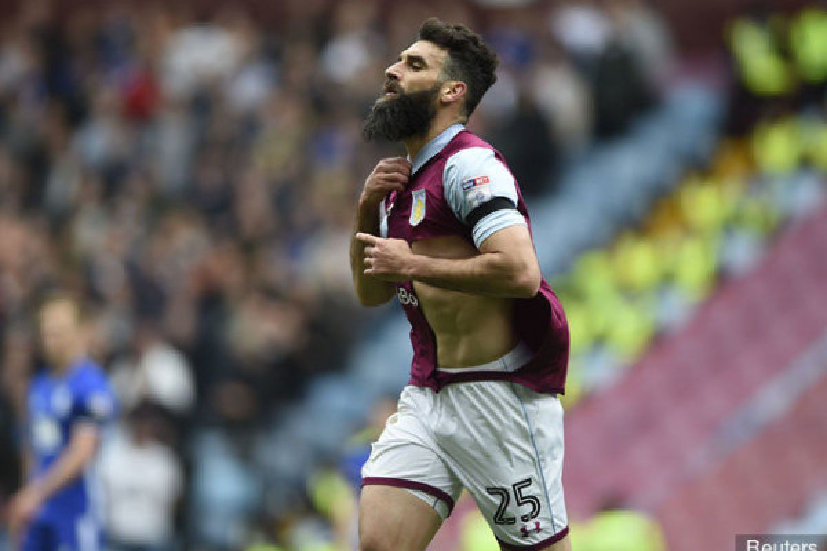 Mile Jedinak beri keuntungan bagi Aston Villa di playoff