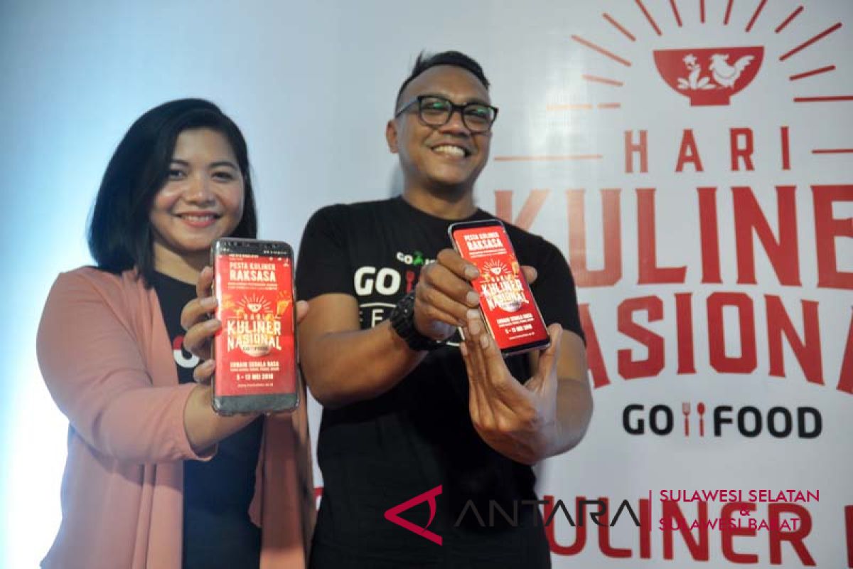 Gojek gelar hari kuliner nasional di Makassar