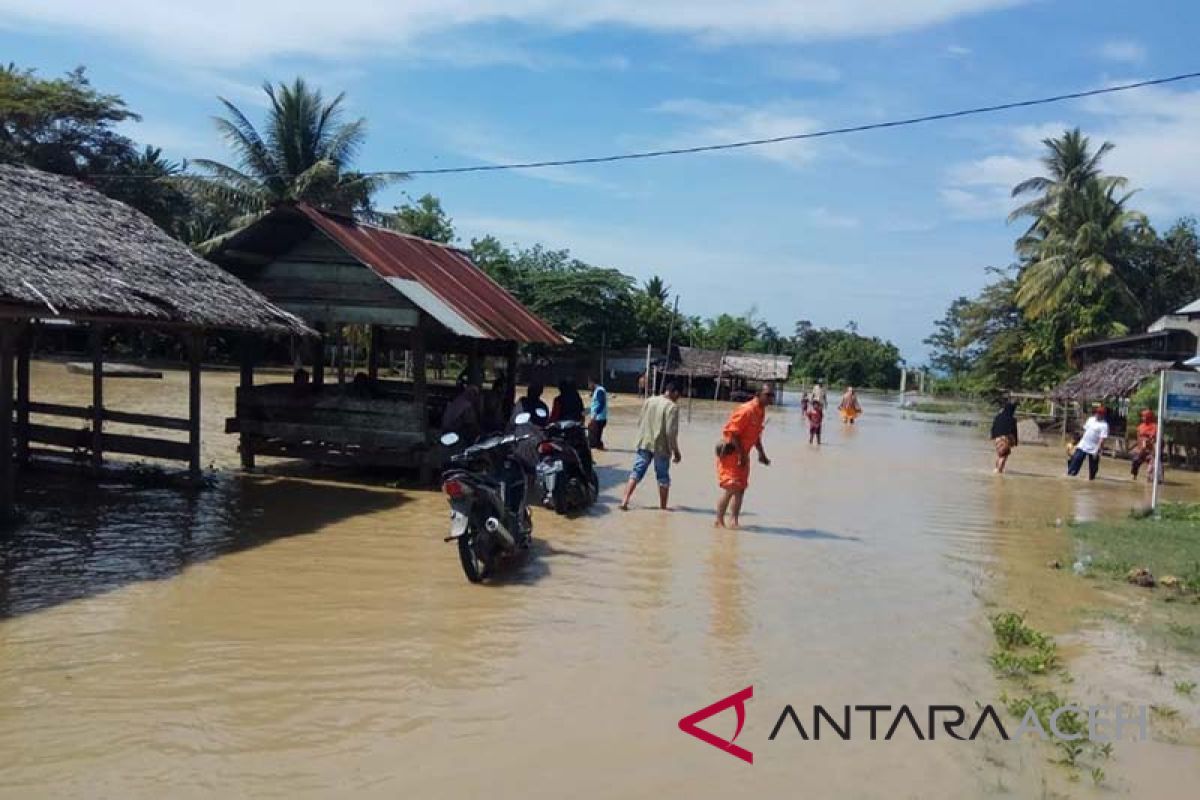 Banjir rendam jalan nasional lintas Barat Aceh